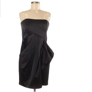 Max & Cleo Black Strapless Dress